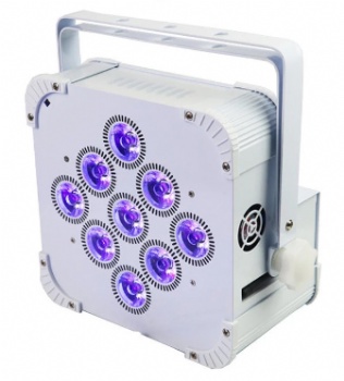9X18W LED Battery Flat Par Light