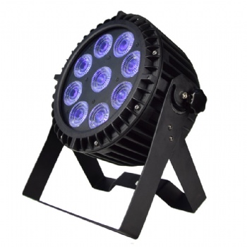 9pcs led battery par light IP65