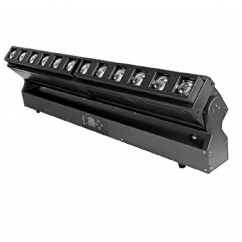 zoom wash beam 12X40W RGBW 4in1 pixel led bar moving head light