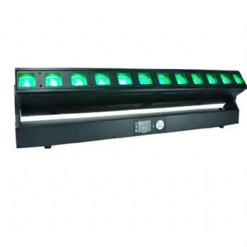 zoom wash beam 12X40W RGBW 4in1 pixel led bar moving head light